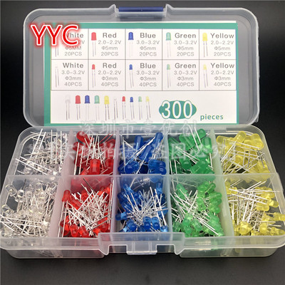 led发光二极管元件5色红绿