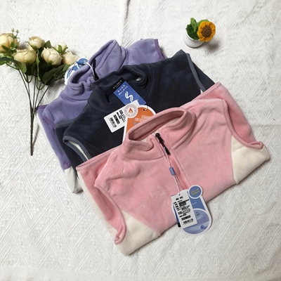 儿童摇粒绒马甲秋冬季男童外穿保暖内搭女孩奥粒绒中大童背心坎肩