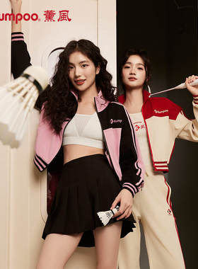 薰风羽毛球服运动休闲上装秋冬款外套KUMPOO上衣熏风K242W-5124