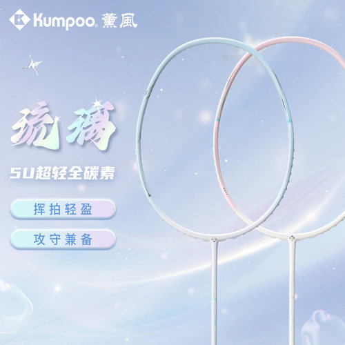 碳纤维超轻薰风羽毛球拍通用