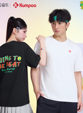 薰风QQ音乐联名羽毛球服男女款短袖T恤运动服文化衫.K242U-1163