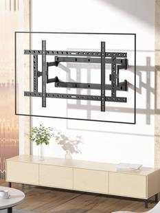 通用43 支架于小米 98寸电视机超薄伸缩挂架内嵌安装
