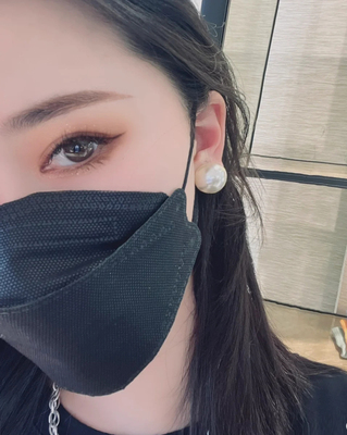 季阿玛施新颖珍珠耳夹耳环耳钉