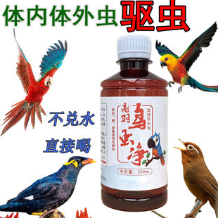鸟蟲净体内外驱除虫啄羽虱掉毛画眉鹦鹉八哥玄风咬毛鸟