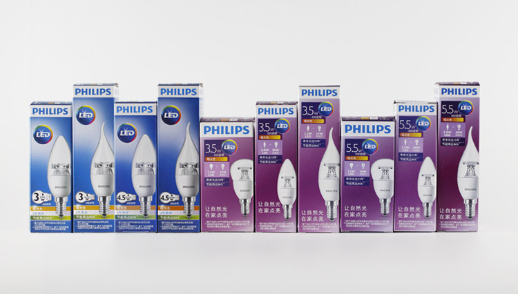 飞利浦菲利普E14小螺口尖球泡led节能灯泡 官网官方天猫超市店