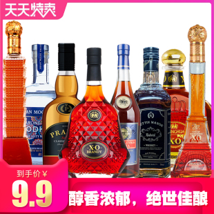 XO白兰地 威士忌可乐桶洋酒套餐组合小鸟伏特加红酒葡萄酒