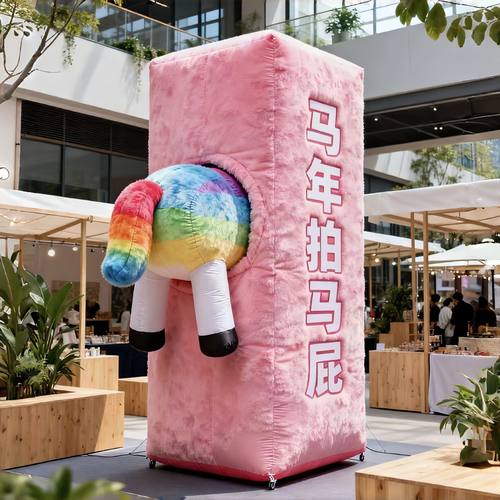 2026年拍马屁商场打卡装饰定制