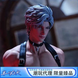 【男C系列】云雨工作室1/4追猎游戏秦彻（改装版）可替换手办雕像