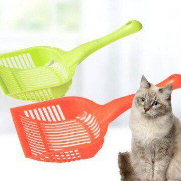 铲子宠物大猫砂长柄猫砂猫砂铲铲小孔用铲方孔屎铲清洁宠物
