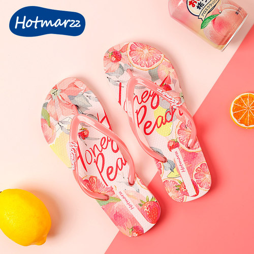 hotmarzz黑玛人字拖女