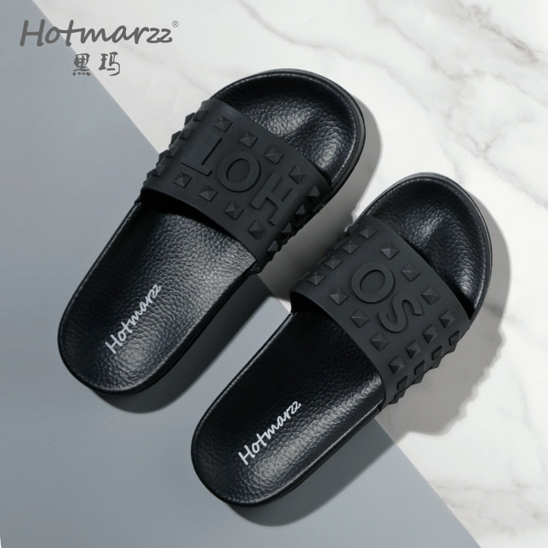 hotmarzz/黑玛拖鞋女夏季居家ins潮平底内外穿防滑凉拖鞋女士凉鞋