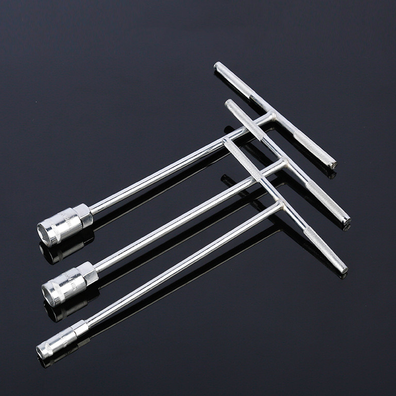T型套筒扳手T形丁字杆工具套同套桶七字10单个12-13-14mm17号板手