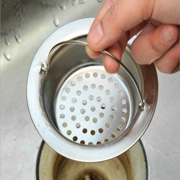 浴室厨房下水道漏网过滤网 水池不锈钢过滤器手提式地漏