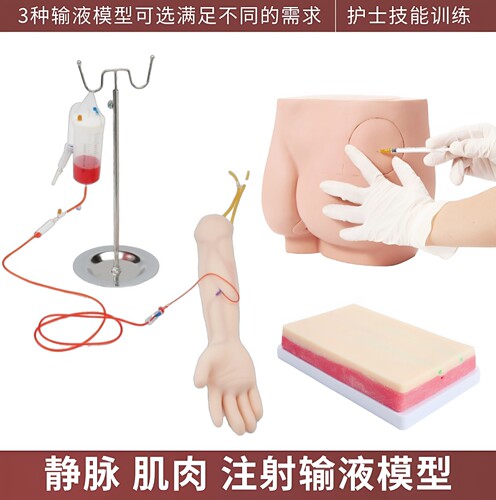 静脉注射培训模型可反复使用