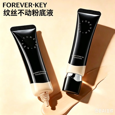 foreverkey纹丝不动粉底液正品