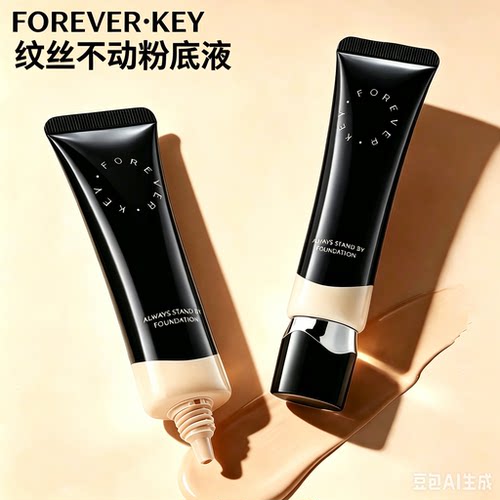 foreverkey纹丝不动粉底液正品