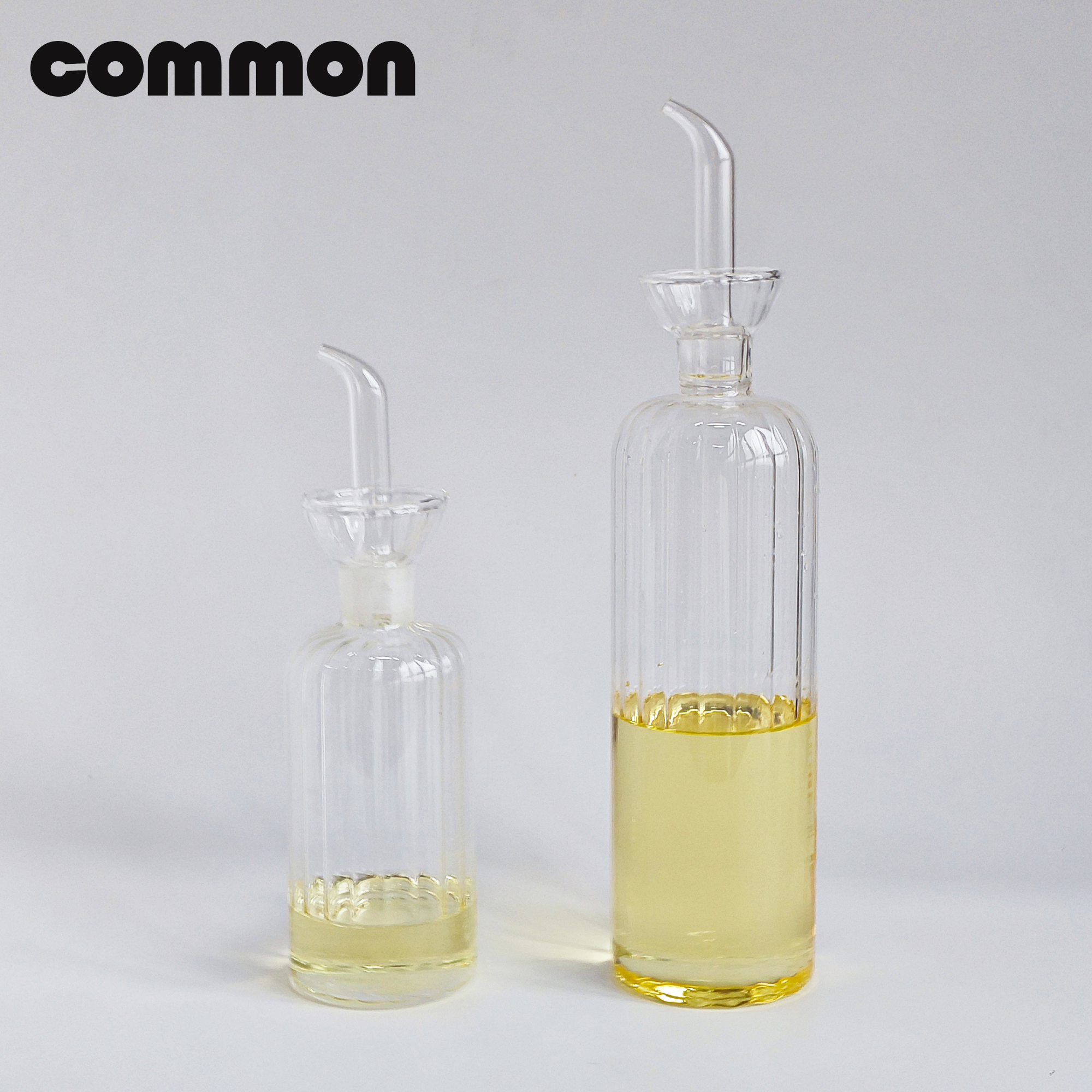 玻璃油壶条纹玻璃油瓶透明调味调料瓶玻璃酱油醋瓶厨房家用