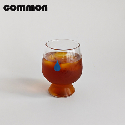 蓝色水滴玻璃杯咖啡杯创意水杯茶杯冷饮杯Blu*bottle同款杯型