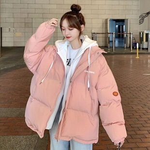 羽绒棉服女冬季2025新款加厚韩版宽松ins棉衣学生面包服棉袄外套