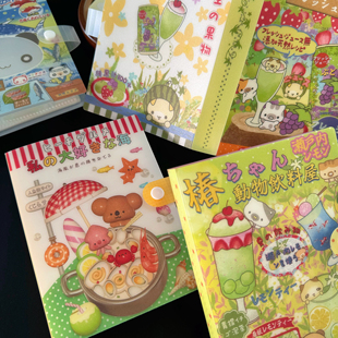 辣子星原创A6贴纸明信片卡片手帐照片收纳册大容量便签素材收纳