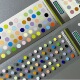 分装 Participant贴纸卷圆点贴波点彩色圆形手帐基础贴纸 Acdept