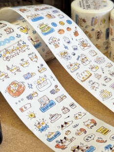 RINRINNOUNOU分装胶带| 原创日常食物有趣的美好瞬间手帐胶带贴纸