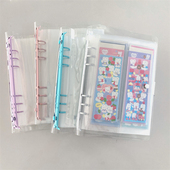 韩国ins透明活页咕卡贴纸收纳册A5相册长条贴纸收集多功能手账