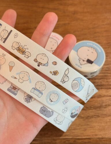 分装柔软假日和mochi包子系列和纸胶带简约百搭生活贴纸手帐装饰