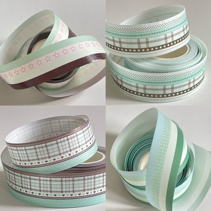 fancyfancyfancy分装薄荷曼波胶带清新薄荷绿手帐和纸特油拉条