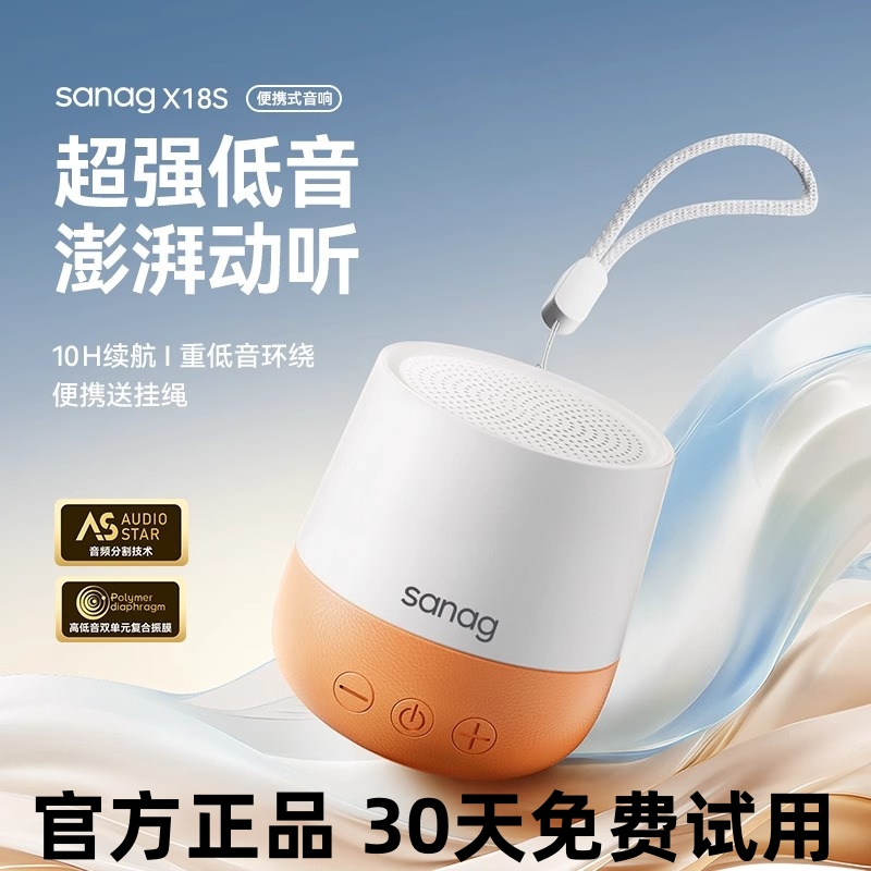 塞那x18S蓝牙音响无线小型音箱低音炮高音质家用便携式2025新款