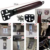 通用实木锅把炒锅把手加厚防烫手柄加厚单孔双孔锅把手炒菜锅把柄