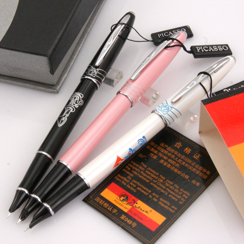 毕加索606财务特细笔学生钢笔