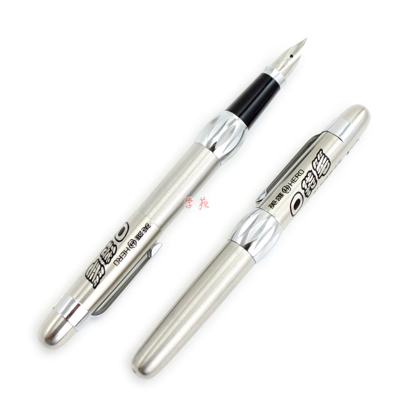 上海英雄总厂英雄87口袋钢笔 超短便携明尖中细铱金笔 全新库存