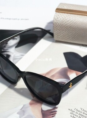国内现货jimmy choo 太阳镜墨镜周仰杰金色字母正品代购不可退换