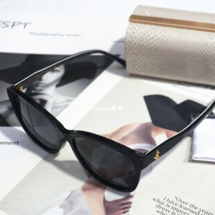 国内现货jimmy choo 太阳镜墨镜周仰杰金色字母正品代购不可退换