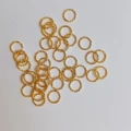 1.0 Gold Round Embossed Circle (about 80 Pieces)