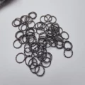 1.2 Gun Black Round Embossed Circle (about 80 Pieces)