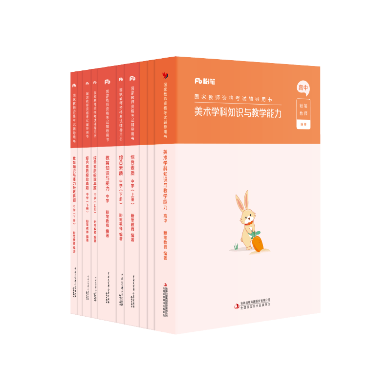 粉笔教资考试资料中学高中美术2025年教师证资格用书教资教材国家教师证资格考试教材真题综合素质教育知识与能力教师资格证