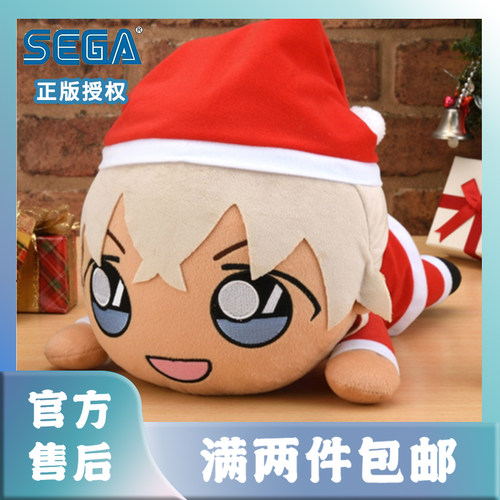 SEGA 世嘉 正版 名侦探柯南 安室透 圣诞趴趴毛绒公仔 fufu