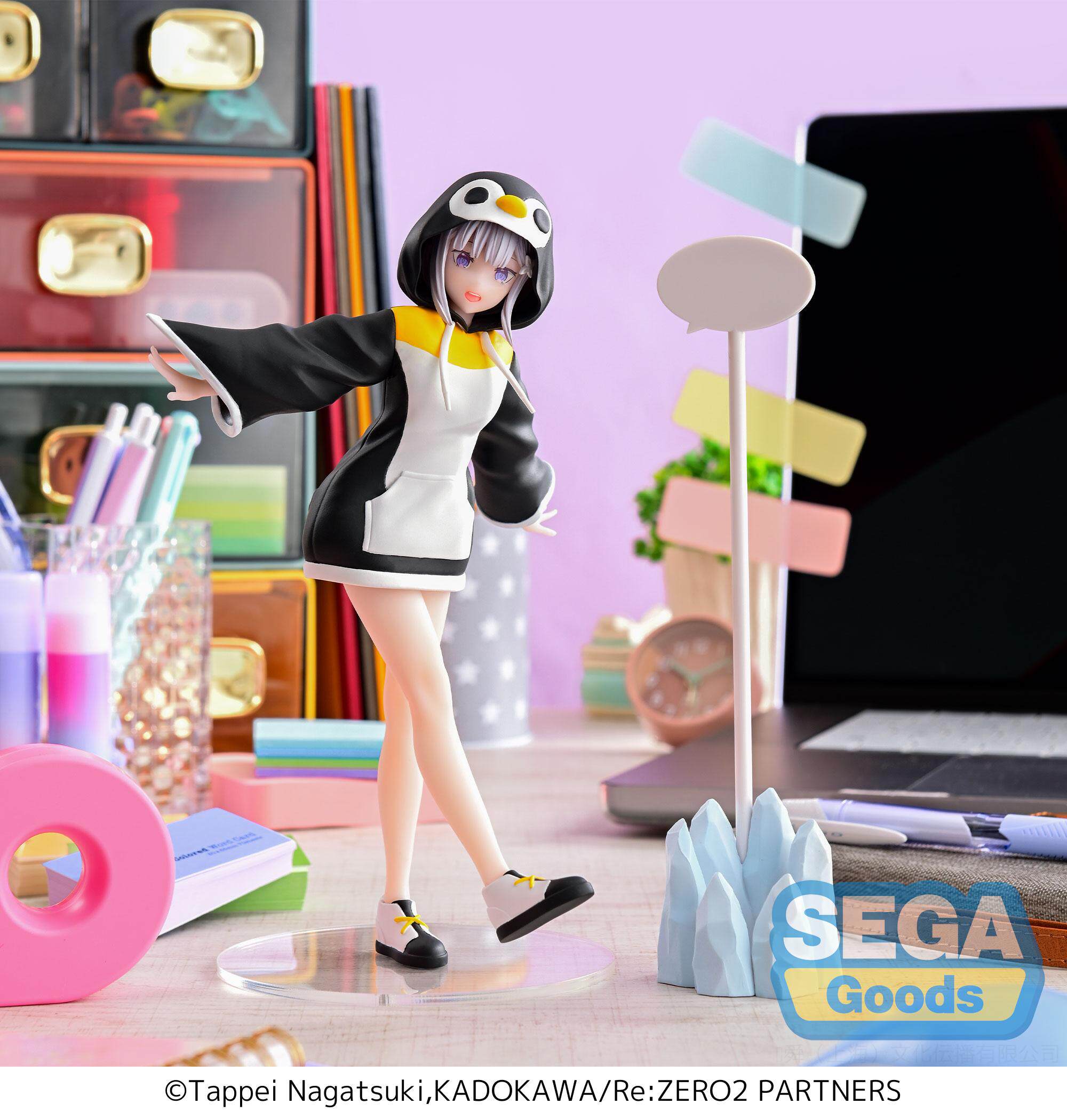 SEGA Re:从零开始的异世界生活 爱蜜莉雅 企鹅装扮 手办