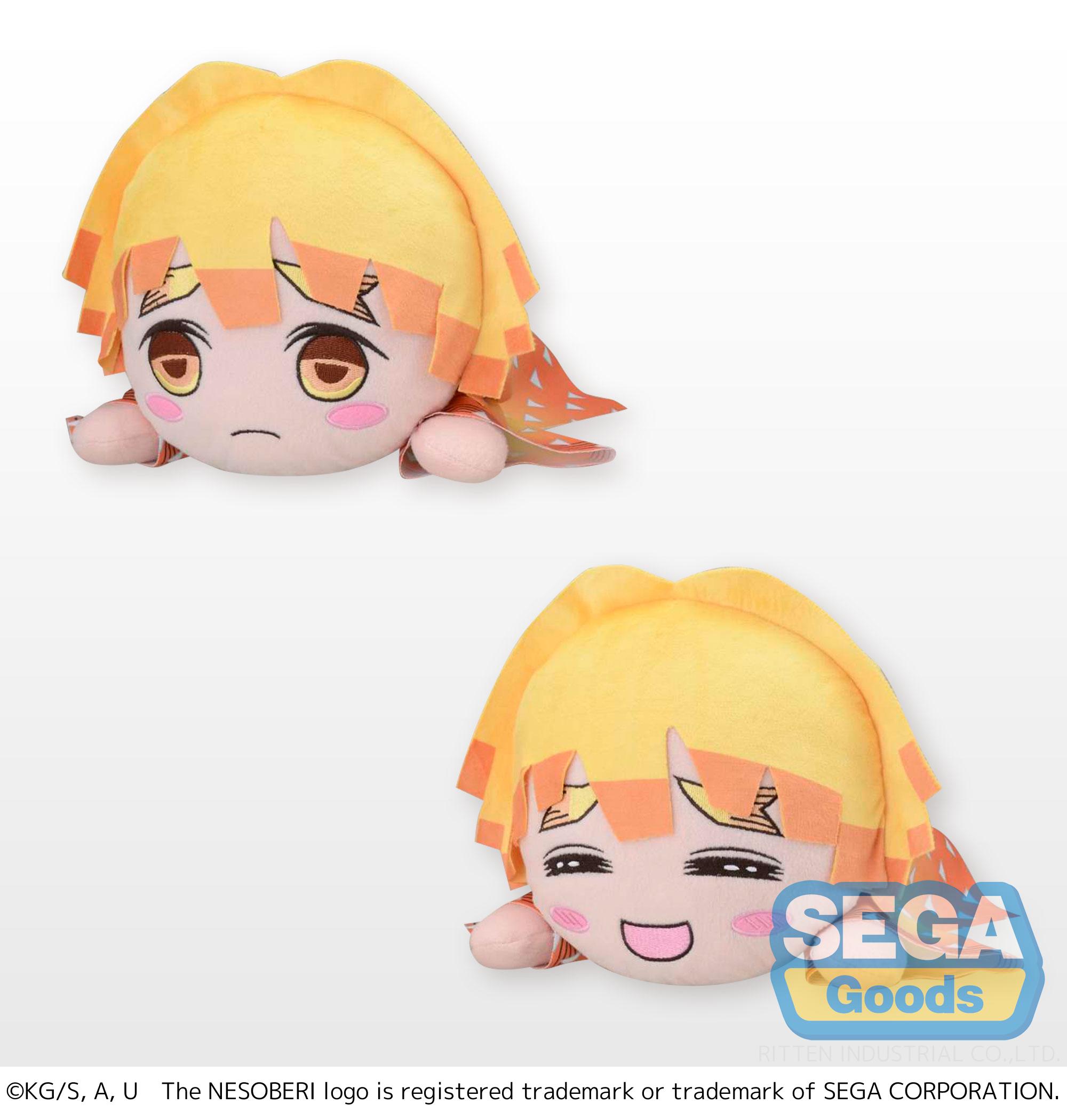 世嘉鬼灭之刃毛绒玩偶我妻善逸