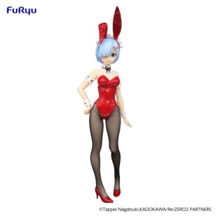 红色兔女郎 Furyu 景品手办 雷姆 异世界生活 从零开始