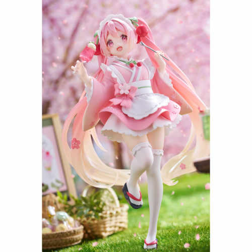 TAITO 樱初音 Coreful 手办 新插画和风茶馆 正版全新