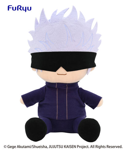 Furyu 咒术回战 五条悟 坐姿毛绒玩偶 普通版本