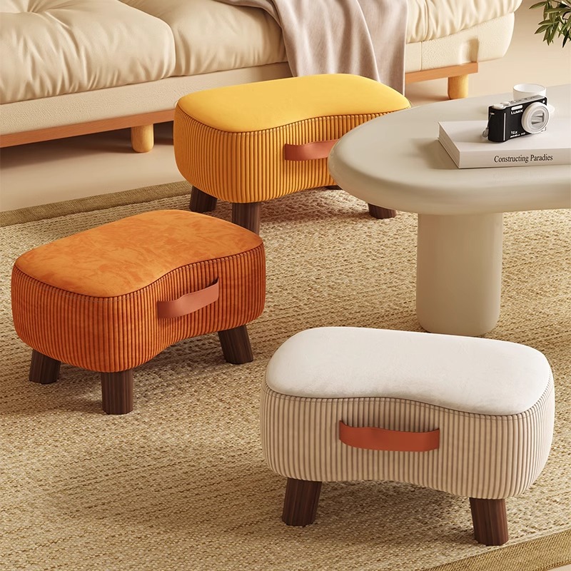 小凳子高级感客厅坐墩板凳儿童沙发矮凳轻奢换鞋凳茶几圆凳子脚凳