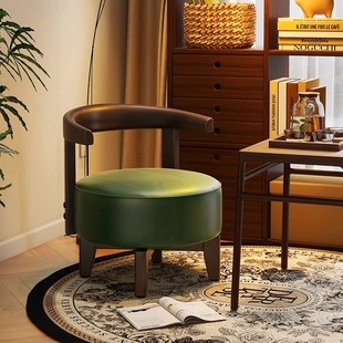 实木凳子靠背可旋转家用小凳子矮凳小椅子儿童小板凳客厅舒沙发凳