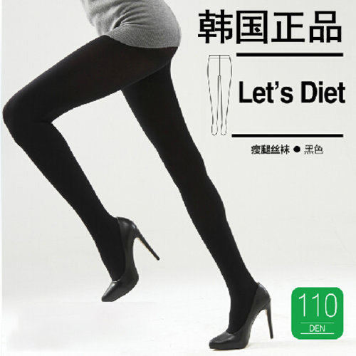 韩国Dr.Miz连裤袜黑色瘦腿袜提臀let's up连裤美腿丝袜现货包邮