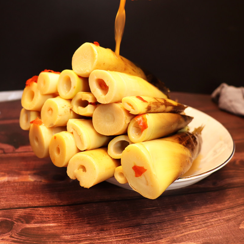 手剥笋香辣笋尖开袋即食批发网红新鲜泡椒竹笋江西特产笋干货零食