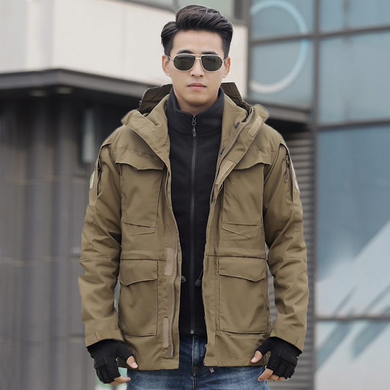 M65迷彩冲锋衣户外防风夹克