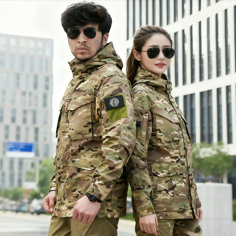 防风M65冲锋衣工装迷彩春秋款